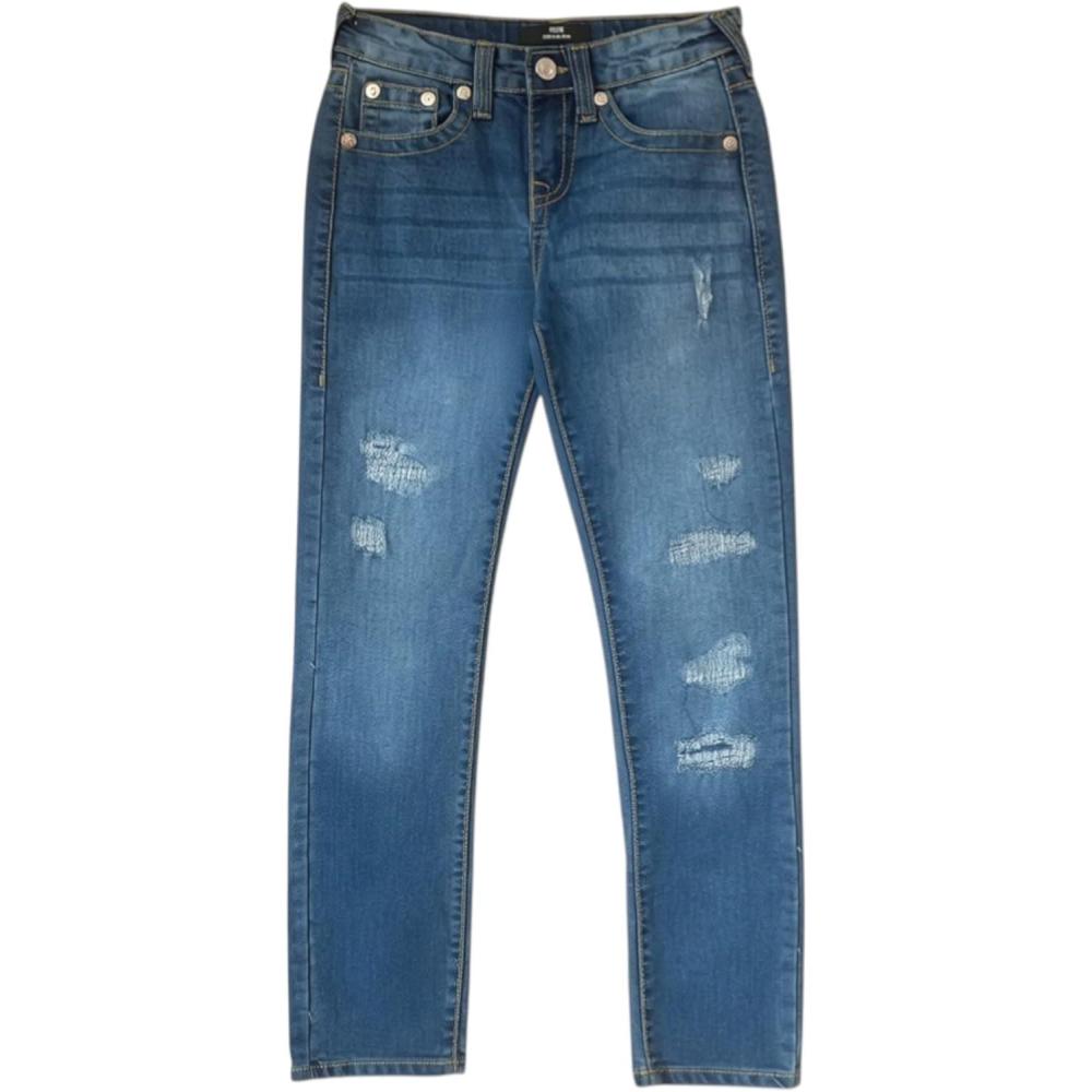 imageTrue Religion Big Boys Geno Relaxed Slim Jean in Rich BlueRich Blue
