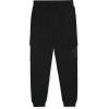 True Religion Girls 3 Piece Fleece Set – Hoodie, Tee Shirt & Jogger/Legging Outfit, Rhinestud & Foil Details (Sizes 4-14)(Black Cargo)