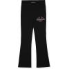 True Religion Girls 3 Piece Fleece Set – Hoodie, Tee Shirt & Jogger/Legging Outfit, Rhinestud & Foil Details (Sizes 4-14)(Black Legging)