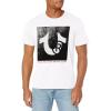 True Religion Men’s Distressed Registered Hs Tee(Optic White)