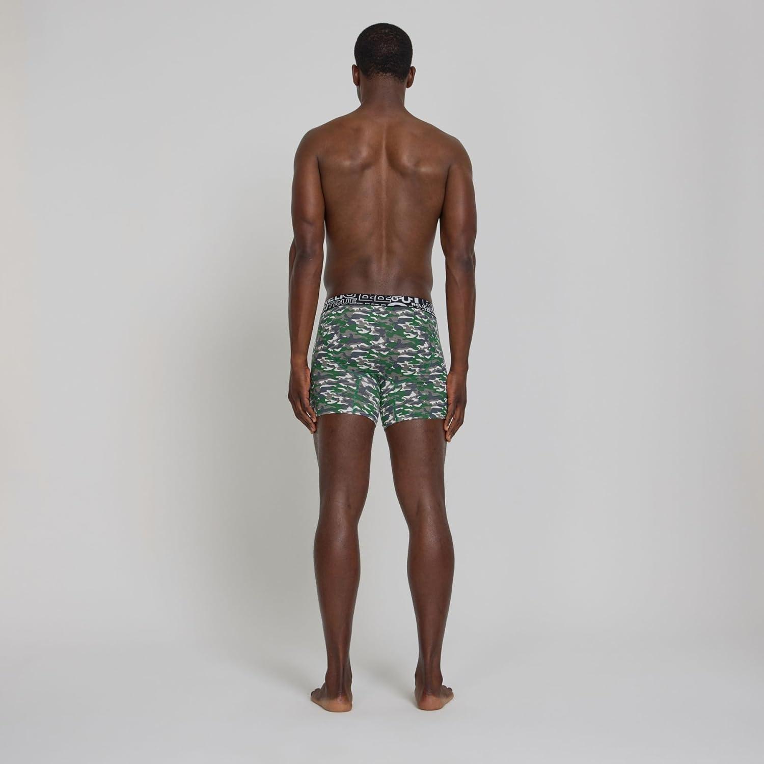 imageTrue Religion Mens Boxer Briefs Cotton Stretch Underwear for Men Pack of 5Camo