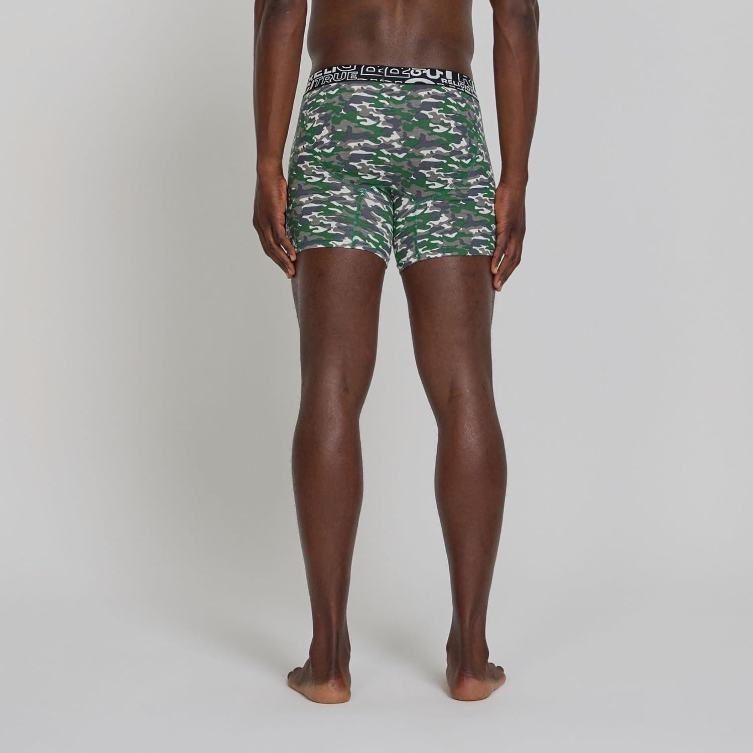 imageTrue Religion Mens Boxer Briefs Cotton Stretch Underwear for Men Pack of 5Camo