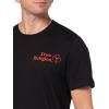 True Religion Men’s Ss Have a Nice Day Puff Tee(Jet Black)