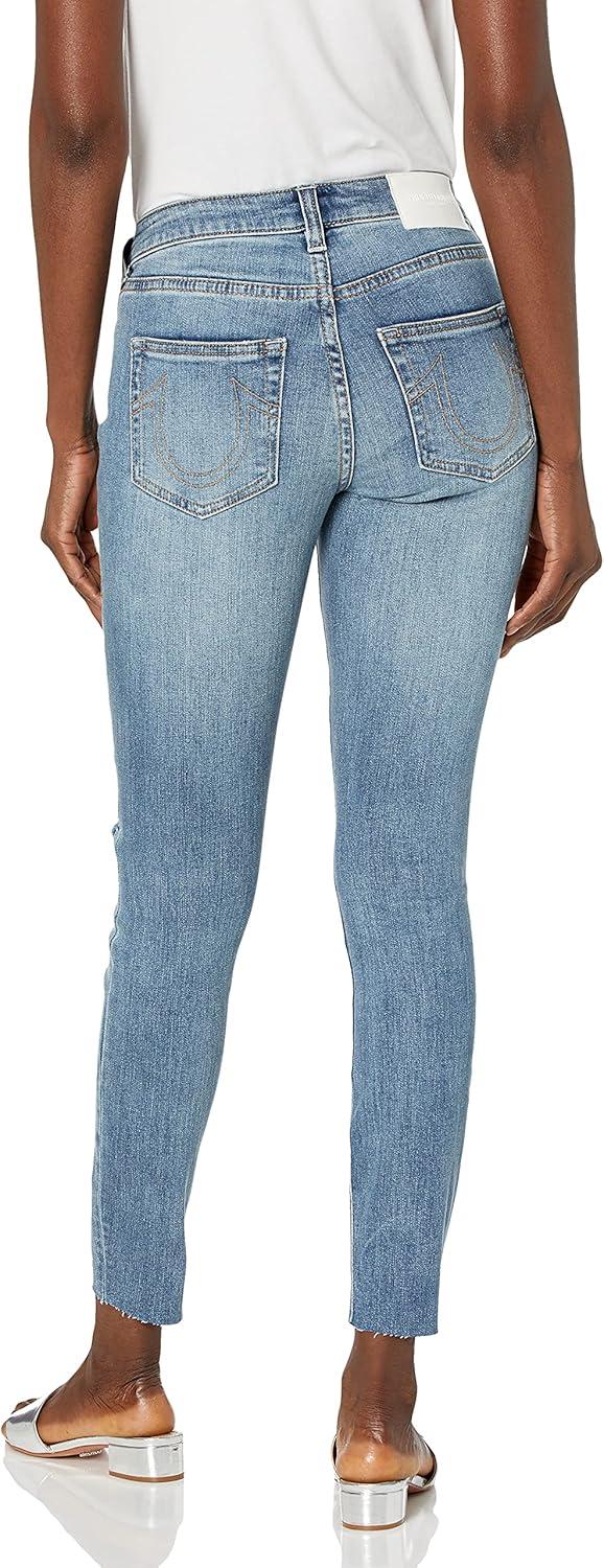 imageTrue Religion Womens Halle Mid Rise Super Skinny Jeans for Women Womens Jeans Skinny Fit Comfortable amp TrendyDeep Sleep