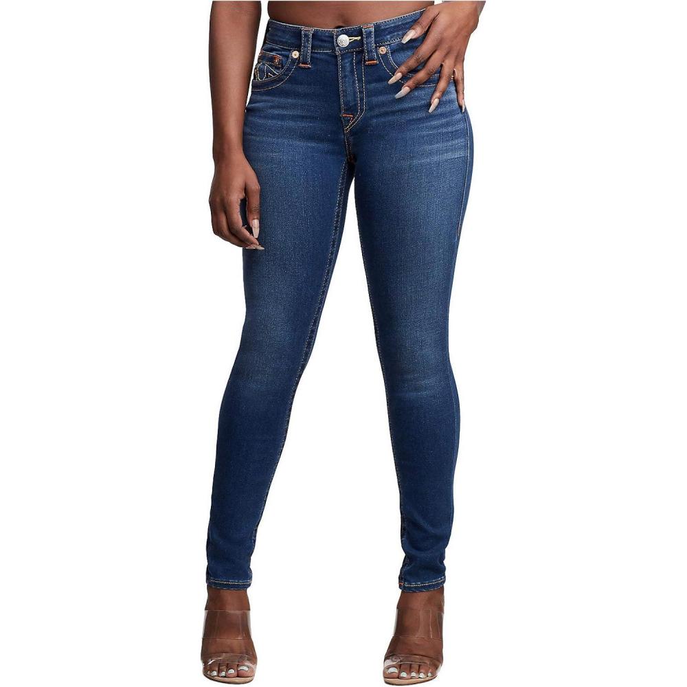 imageTrue Religion Womens Jennie Mid Rise Curvy Fit Skinny Ankle Jean Dreamcatcher 29