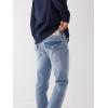 True Religion Men’s Ricky Super T Straight Flap Jean(Light Breakers)