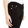 True Religion Women’s Halle Sn Gry Hs Core(2sb Body Rinse Black)