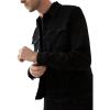 True Religion Men’s Trucker Jacket(Body Rinse Black)