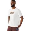 True Religion Men’s Buddha Logo Tee – Felt Horseshoe, Buddha Graphic, Premium Cotton(Winter White)
