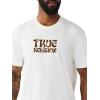True Religion Men’s Buddha Logo Tee – Felt Horseshoe, Buddha Graphic, Premium Cotton(Winter White)