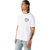 True Religion Men’s Garden Shoey Oversized Heavyweight Tee – Puff Print, Crewneck, Graphic Design(Optic White)