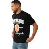 True Religion Men’s SS HS Pennants Tee – Crew Neck, Short Sleeve(Jet Black)