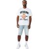 True Religion Men’s SS HS Pennants Tee – Crew Neck, Short Sleeve(Optic White)