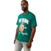 True Religion Men’s SS HS Pennants Tee – Crew Neck, Short Sleeve(Ultra Marine Green)