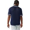 True Religion Men’s Short Sleeve TR Crown Logo Knit Shirt – Soft Cotton, Classic Fit, Logo Graphic