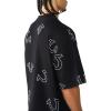 True Religion Men’s Ss Hs Print Oversized Tee(Jet Black)