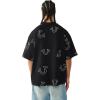 True Religion Men’s Ss Hs Print Oversized Tee(Jet Black)