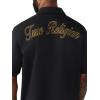 True Religion Men’s Twill Embro Camp Shirt – Button-Up Camp Collar