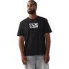 True Religion Men’s Buddha Logo Tee – Felt Horseshoe, Buddha Graphic, Premium Cotton(Jet Black)