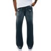 True Religion Men’s Ricky Sn Flap 34in(Night Rush Blue Black Wash)