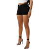 True Religion Womens Jennie Mr Curvy Rolled Short(Body Rinse Black)