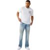 True Religion Men’s Billy Flap Bootcut Jean 34” – Relaxed Fit, Iconic Flap Pockets, Signature Horseshoe Stitching