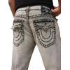 True Religion Men’s Billy Super T Flap Bootcut Jean 34″ – Premium Denim, Super T Stitching, Flap Pockets