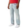 True Religion Men’s Bobby Super T Baggy Jean 32” – Loose Fit, Super T Stitching, Horseshoe Detailing