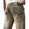 True Religion Men’s Ricky Super T Flap 34 in(Compass Trail Black Wash)