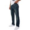 True Religion Men’s Ricky Super T Flap 34in(Riff Grunge Dark Wash)