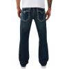 True Religion Men’s Ricky Super T Flap 34in(Riff Grunge Dark Wash)