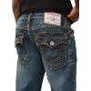 True Religion Men’s Ricky Super T Flap 34in(Sideline Raw Dark Wash)