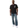 True Religion Men’s Ricky Super T Flap 34in(Sideline Raw Dark Wash)