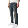 True Religion Men’s Rocco Flap Single Needle Skinny Jean 32” – Blue Stitching, Flap Pockets, Modern Skinny Fit