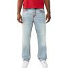 True Religion Men’s Bobby Super T Baggy Jean 32” – Loose Fit, Super T Stitching, Horseshoe Detailing