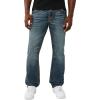 True Religion Men’s Ricky Super T Flap 34in(Sideline Raw Dark Wash)