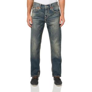 True Religion Men’s Ricky Super T Flap 34in(Midnight Warehouse Dark Wash)