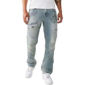 True Religion Men’s Supert Ricky Flp MLTI Pkt 34in(Grendal Light Wash)