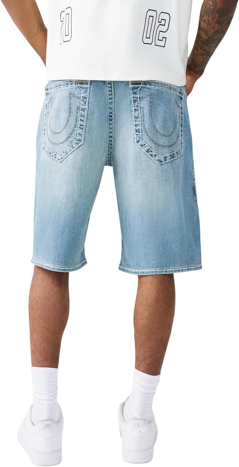 imageTrue Religion Mens Bobby Logo Super T Short Horseshoe Detailing Logo Detail