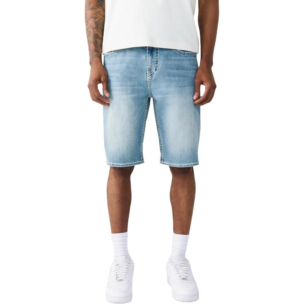 imageTrue Religion Mens Bobby Logo Super T Short Horseshoe Detailing Logo Detail