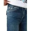True Religion Men’s Vinny Super T Flap Baggy Fray Short – Super T Stitching, Horseshoe Detailing