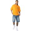True Religion Men’s Bobby Big T Distressed Short – Distressed Hem, Big T Stitching, Horseshoe Detailing