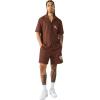 True Religion Men’s Knit SweatShorts – Drawstring Waist, Soft Textured Fabric