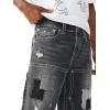 True Religion Men’s Vinny Big T Cargo Short – Frayed Baggy Fit, Cargo Pockets, Horseshoe Detailing