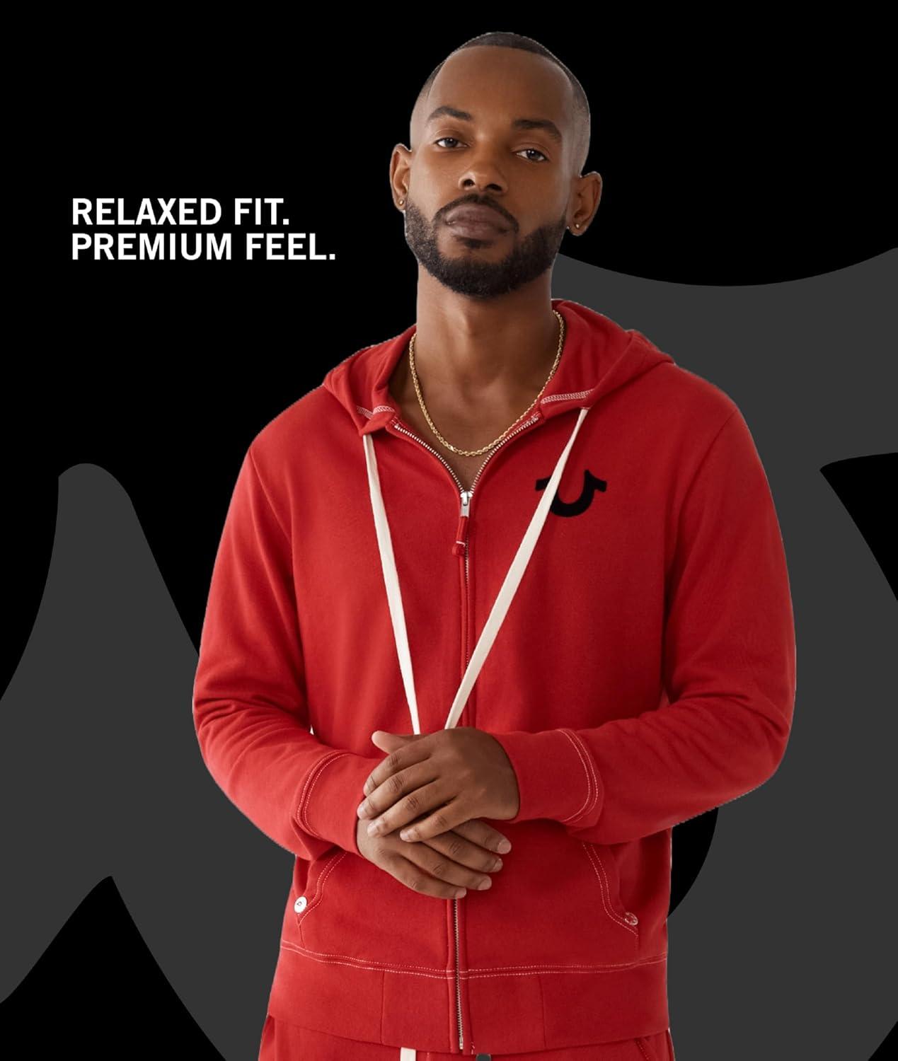 imageTrue Religion Mens Buddha Logo Zip Hoodie Hoodies for Men Mens Fashion Hoodies amp SweatshirtsBlack