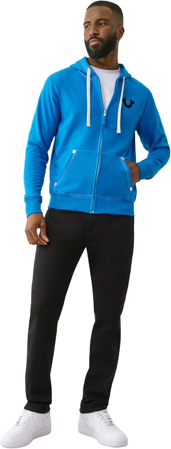 imageTrue Religion Mens Buddha Logo Zip Hoodie Hoodies for Men Mens Fashion Hoodies amp SweatshirtsImperial Blue