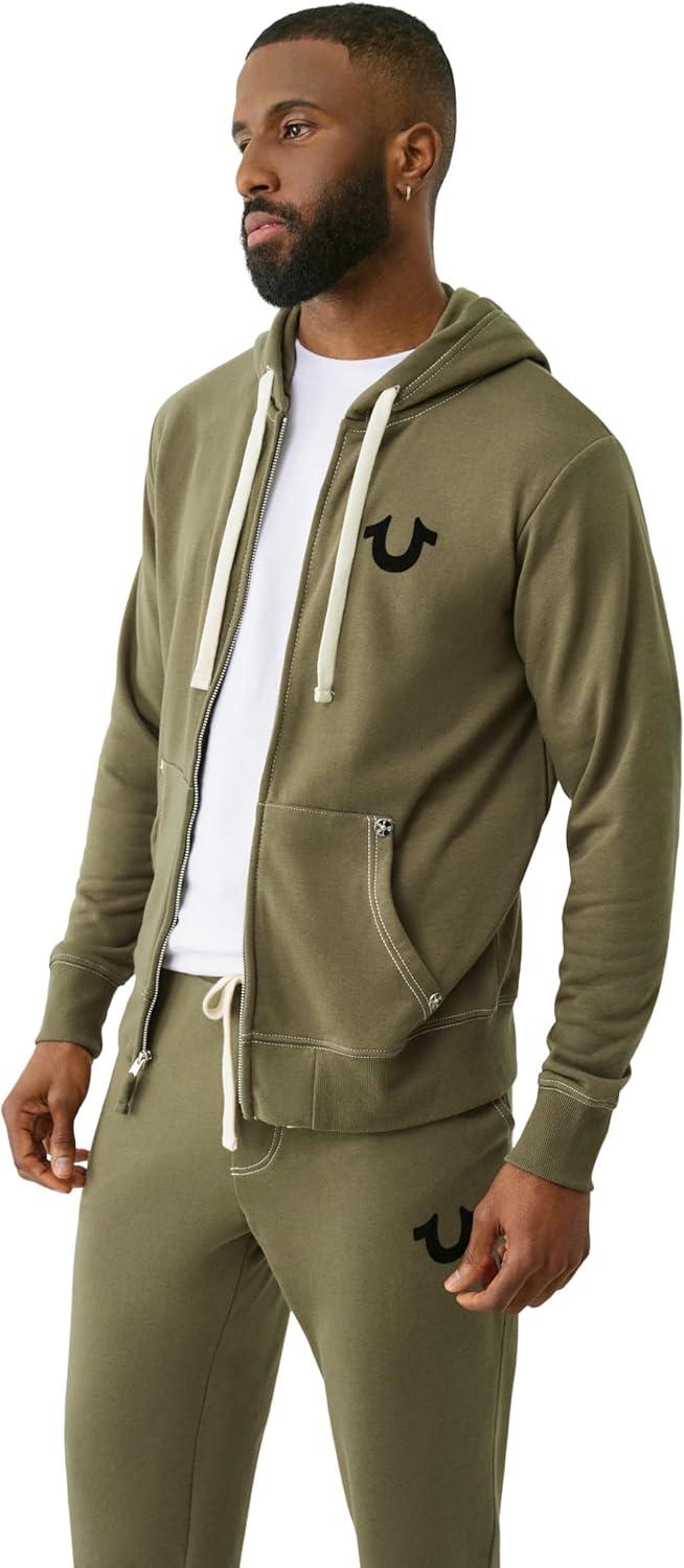 imageTrue Religion Mens Buddha Logo Zip Hoodie Hoodies for Men Mens Fashion Hoodies amp SweatshirtsKalamata
