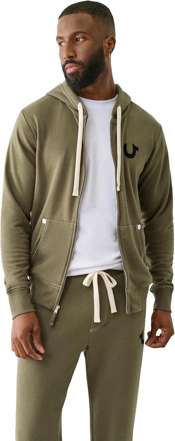 imageTrue Religion Mens Buddha Logo Zip Hoodie Hoodies for Men Mens Fashion Hoodies amp SweatshirtsKalamata