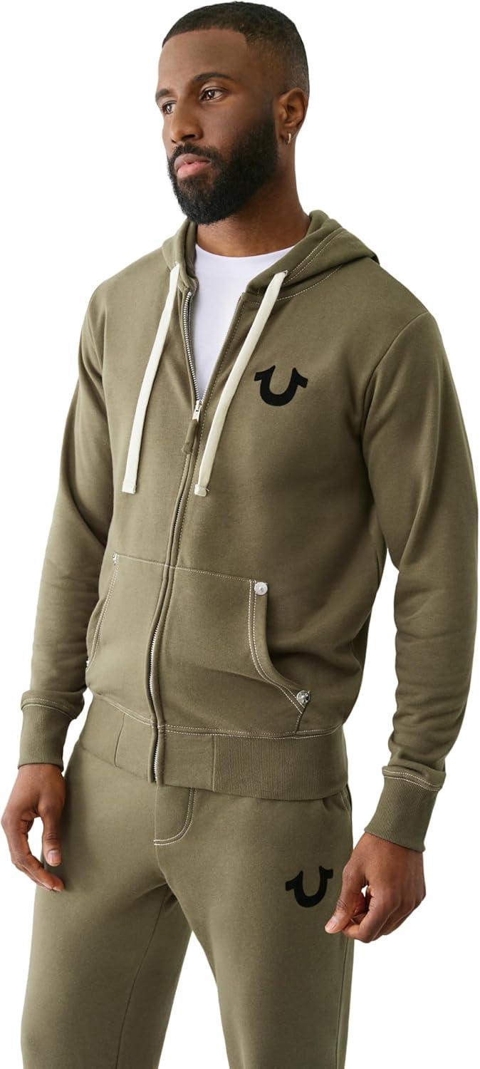 imageTrue Religion Mens Buddha Logo Zip Hoodie Hoodies for Men Mens Fashion Hoodies amp SweatshirtsKalamata