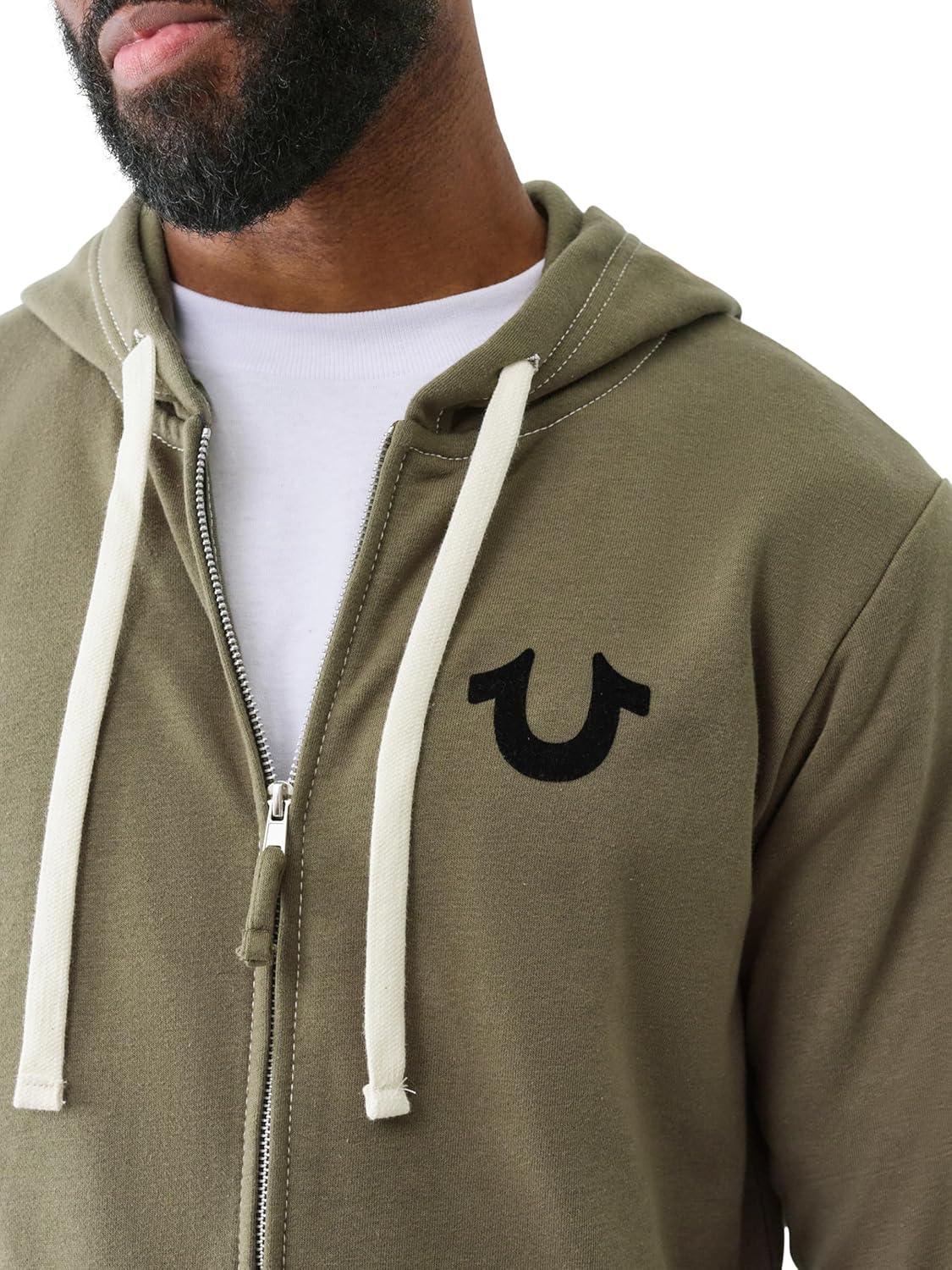 imageTrue Religion Mens Buddha Logo Zip Hoodie Hoodies for Men Mens Fashion Hoodies amp SweatshirtsKalamata